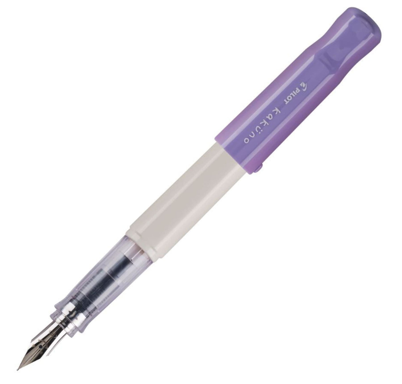Pilot Kakuno White and Purple Fountain Pen | Pen Store | Pen Place