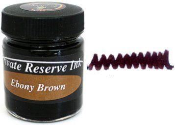 Private Reserve Ebony Brown Bottled Ink | 42-ebb | Pen Place