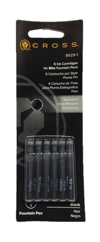 Refill Cross Slim Ink Cartridges#color_black