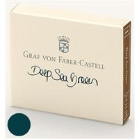 Refill Faber-Castell Deep Sea Green Ink Cartridges | 141108 | Pen Place