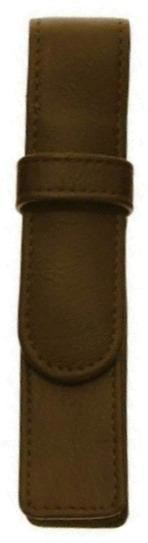 Royce Leather 1 Pen Case Brown | 914-COCO-5 | Pen Place