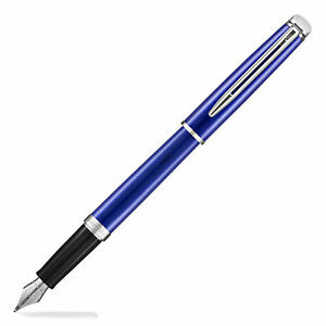 Waterman Hemisphere Deluxe Bright Blue Fountain Pen | Pen Place