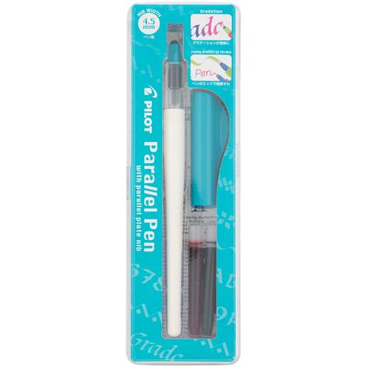 Pilot Parallel Turquoise 4.5MM Fountain Pen