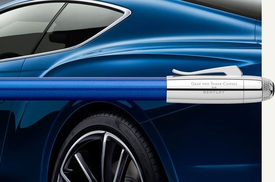 Graf von Faber-Castell Bentley Sequin Blue Rollerball Pen | 141748 | Pen Place