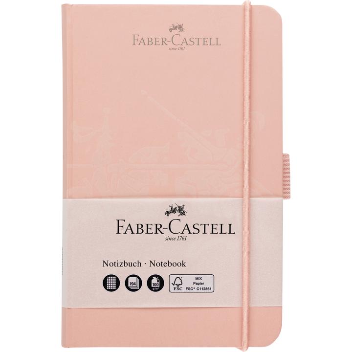 Faber-Castell Notebook A6 4.1" x 5.8" Squared Paper - Antique Pink | 10020504 | Pen Place
