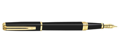 Waterman Exception Slim Black/Gold Fountain Pen | S0636940 | Pen Place