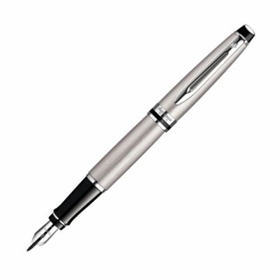 Waterman Expert Stainless Steel Fountain Pen | S0952060 | Pen Place