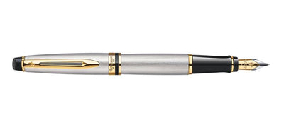 Waterman Expert Stainless Steel & Gold Fountain Pen | S0951960 | Pen Place