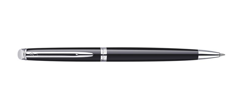 Waterman Hemisphere Black Lacquer & Chrome Ballpoint Pen | S0920570 | Pen Place