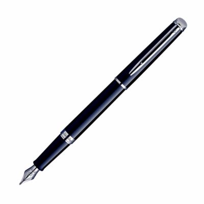 Waterman Hemisphere Black Lacquer & Chrome Fountain Pen | S0920530 | Pen Place