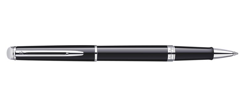 Waterman Hemisphere Black Lacquer & Chrome Rollerball Pen | S0920550 | Pen Place