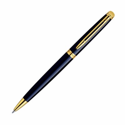 Waterman Hemisphere Black Lacquer & Gold Ballpoint Pen | S0920670 | Pen Place