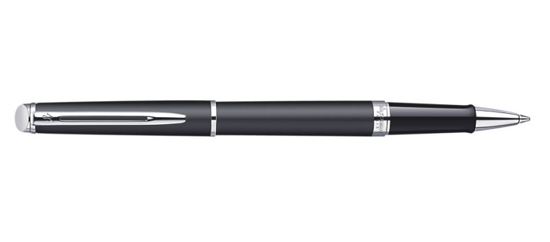 Waterman Hemisphere Matte Black & Chrome Rollerball Pen | S0920850 | Pen Place