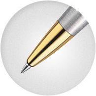 Waterman Hemisphere Stainless Steel & Gold Ballpoint Pen | S0920370 | Pen Place