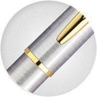 Waterman Hemisphere Stainless Steel & Gold Rollerball Pen | S0920350 | Pen Place
