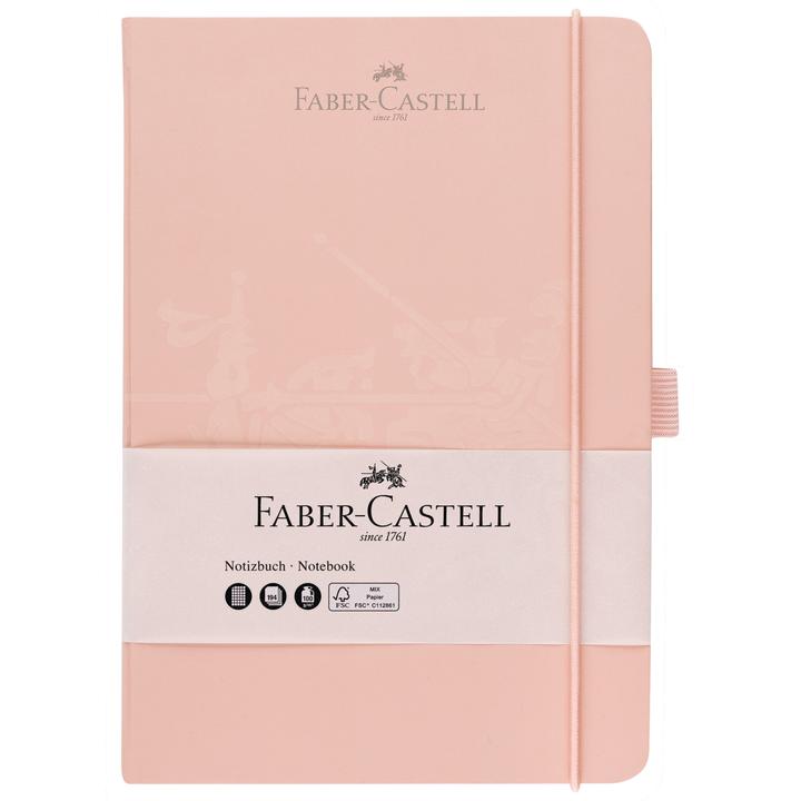 Faber-Castell Notebook A5 5.8" x 8.3" Squared - Antique Pink | 10020502 | Pen Place